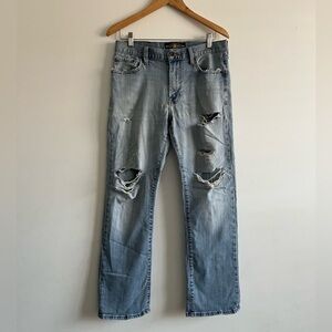 Lucky Brand Men's 181 Relaxed Straight Distressed Jeans